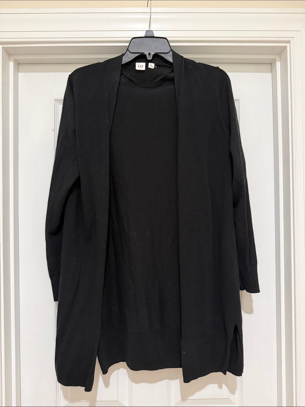 GAP Black Open-Front Women's Cardigan